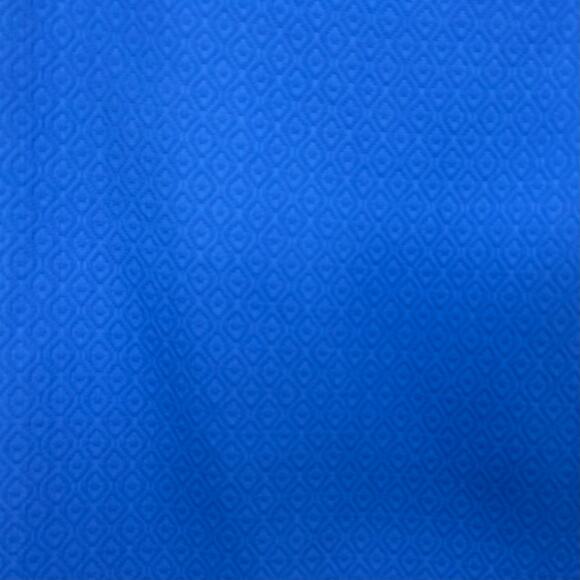 Talbots Blue Geometric Texture Skirt Size 2 Scalloped Hemline - Picture 4 of 9